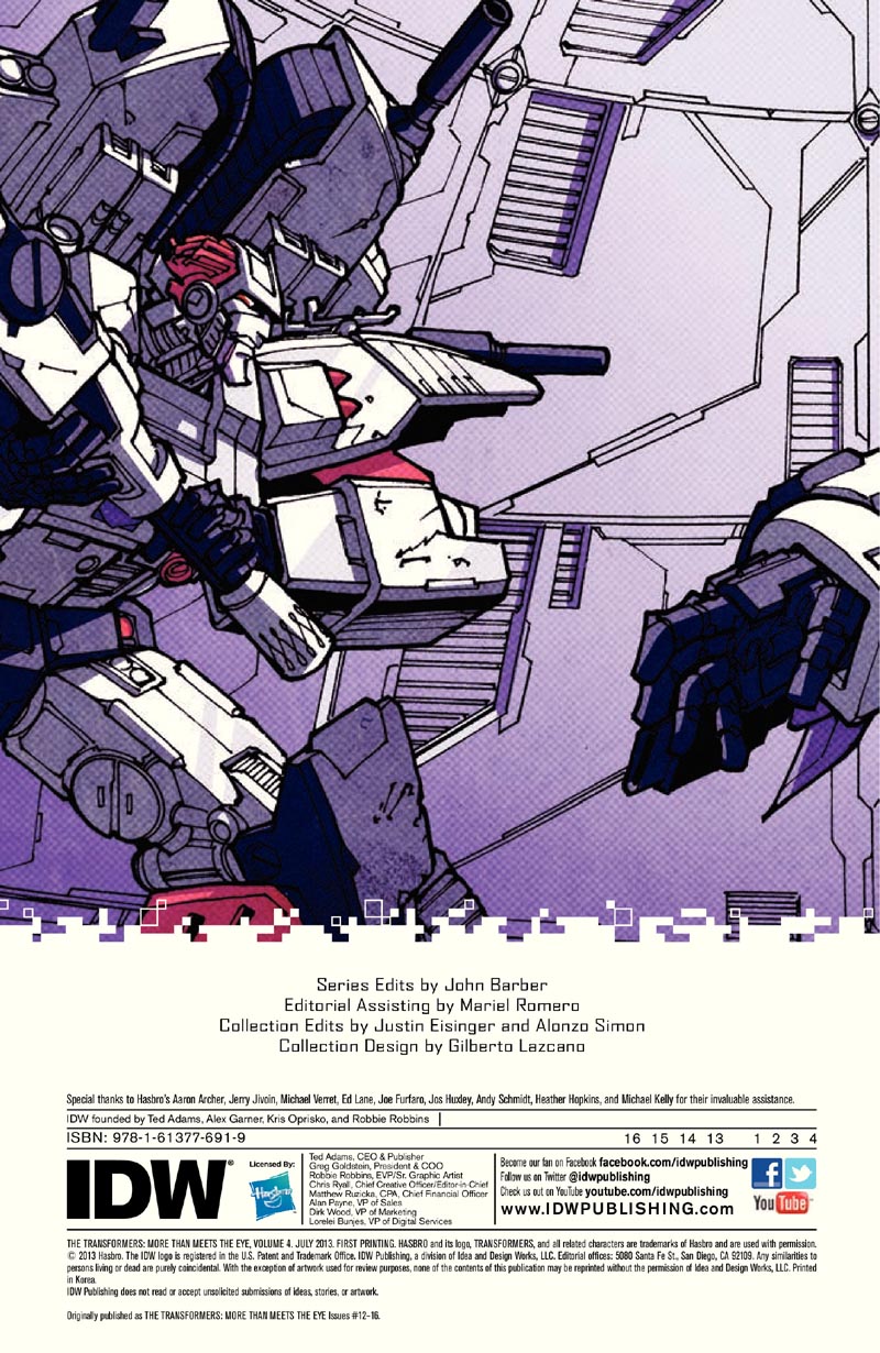 Transformers: More Than Meets The Eye Volume 4 Trade